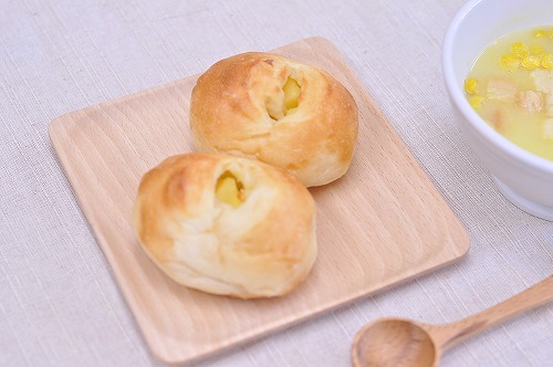 木のお皿 S 白