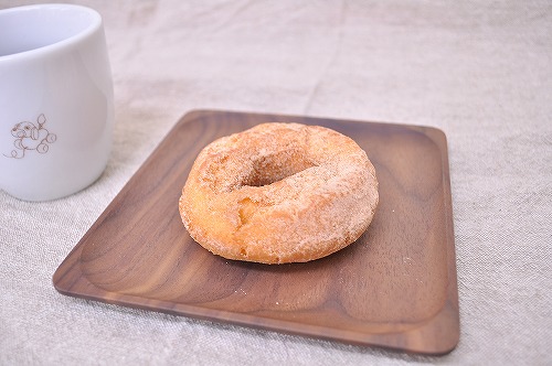 木のお皿 S 茶